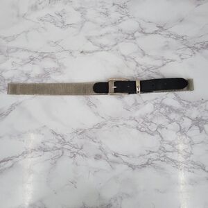 Donna Katz Vintage Chainmail Metal Mesh Belt Silver Toned Women's Large